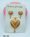 Designer Matte Gold Pandal Butti Set Catalog
